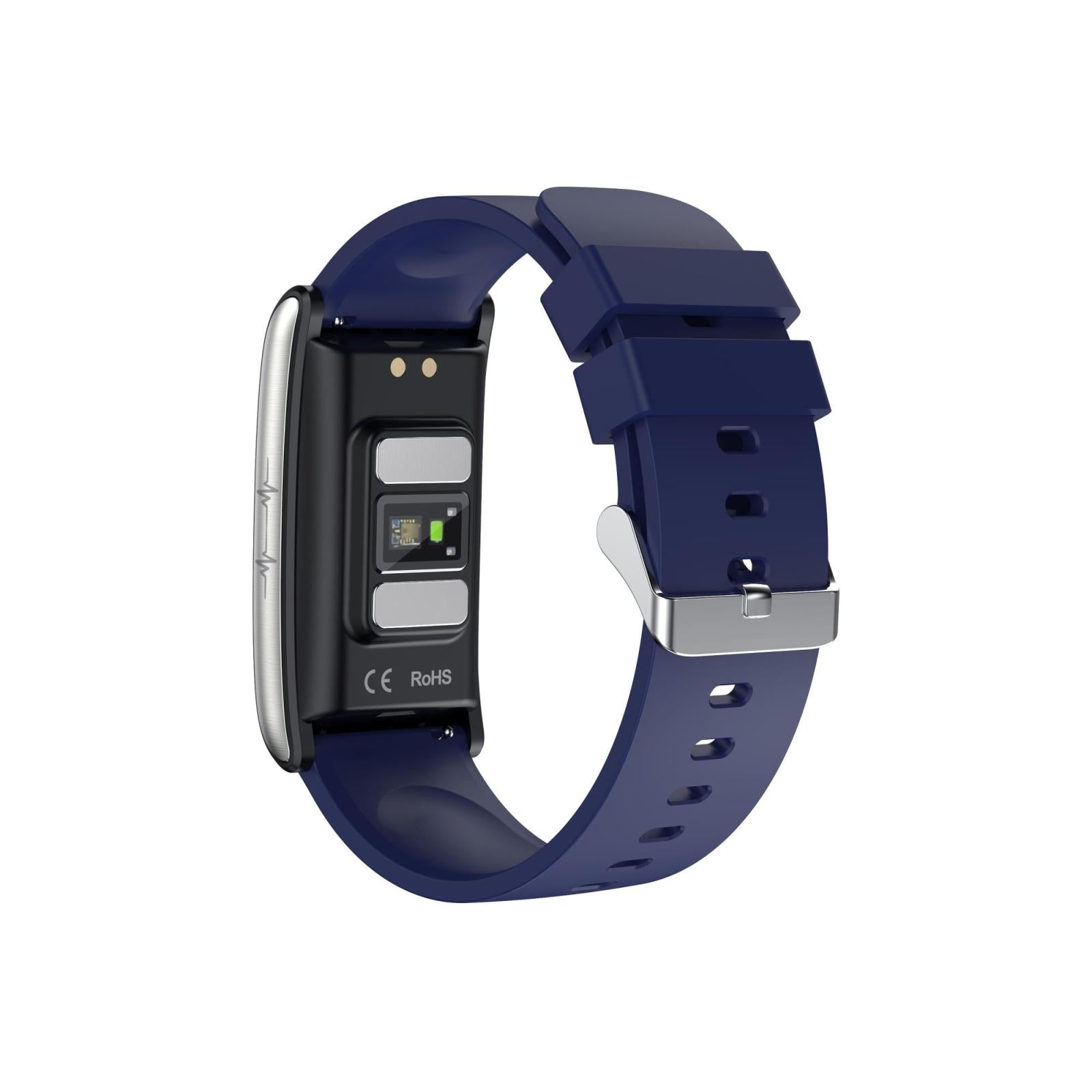 Smart Watch With Heart Rate And Blood Pressure Monitoring - Colour Screen - Blue