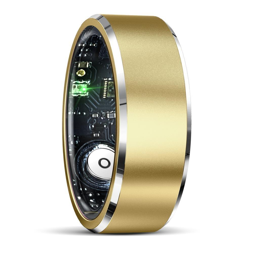 Smart Ring For Health Monitoring & Multiple Sports Modes - Size 11 - Gold