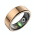 Smart Ring With Heart Rate Blood Oxygen Sleep Monitoring & Sports Modes - Size 8 - Gold