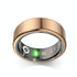 Smart Ring With Heart Rate Blood Oxygen Sleep Monitoring & Sports Modes - Size 8 - Gold