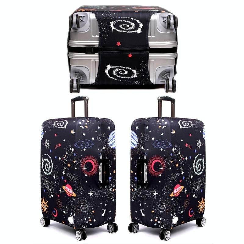 Medium Elastic Luggage Cover - Thick Wear-Resistant Anti-Dust Protection - European Sights