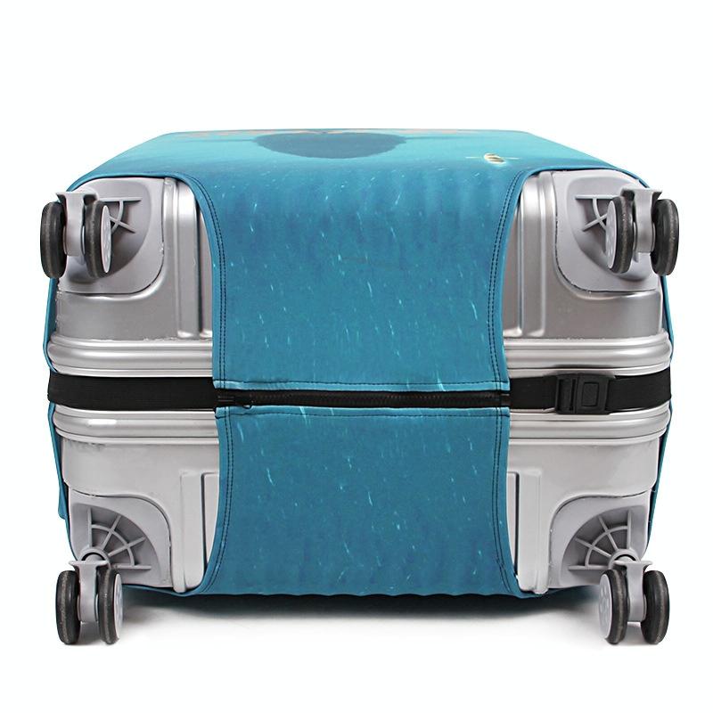 Protective Cover For Trolley Luggage - Durable And Dustproof - Large Size - Deep Sea Whale - L