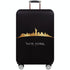 Thickened Luggage Cover - Elastic Wear-Resistant Anti-Dust Protection - Size L - European Sights