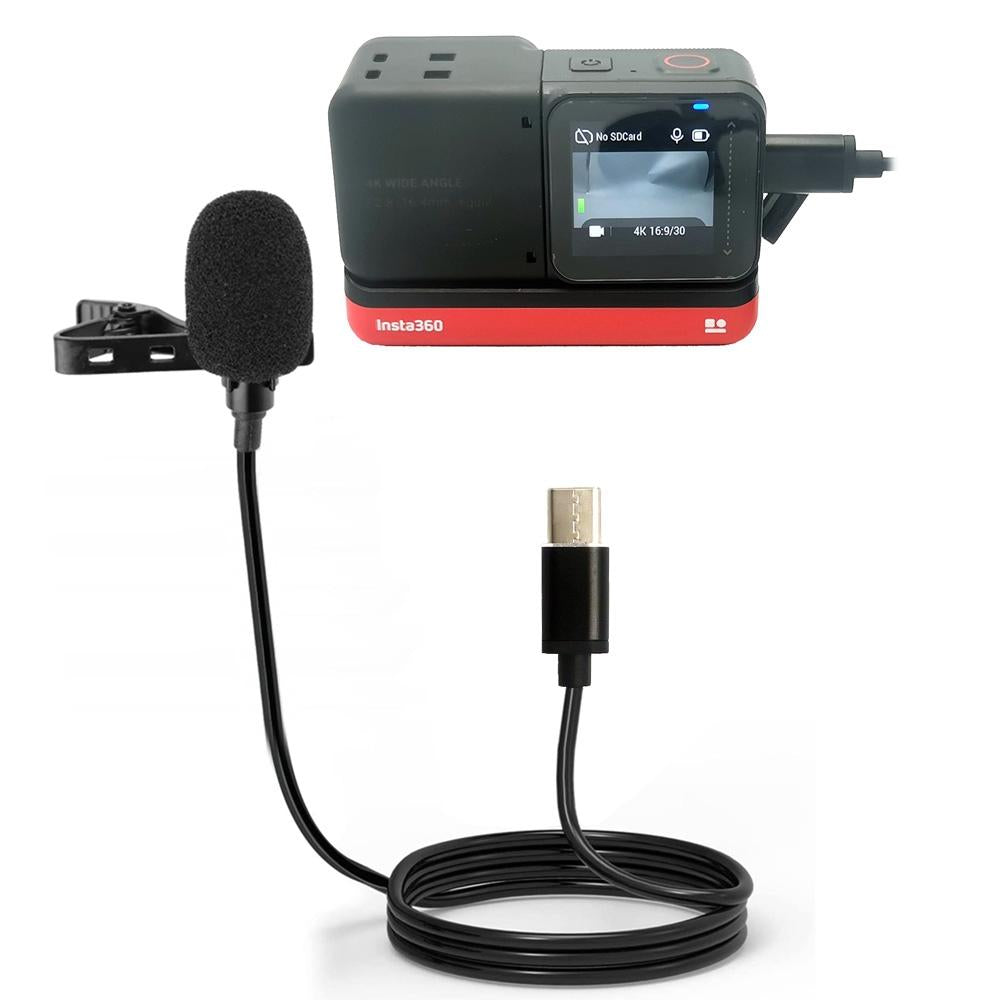 Insta360 One R Lavalier Clip Microphone