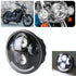 5.75 Inch Dc12V 6000K - 6500K 40W Car Led Headlight For Harley Black