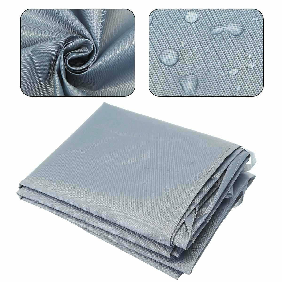 Waterproof Retractable Roller Blind Awning Cover - 4.5m Length Dustproof Protection - Black