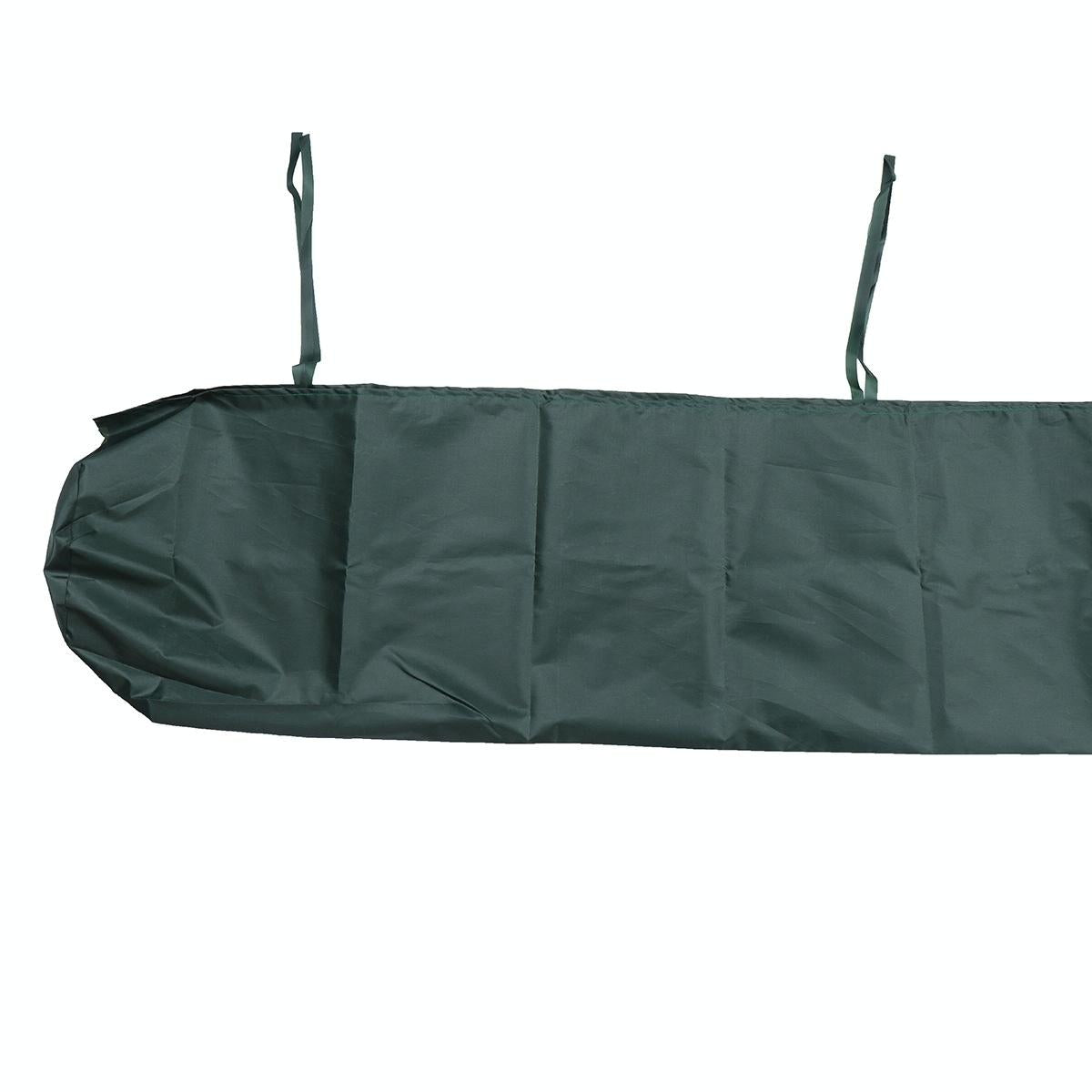 Waterproof Retractable Roller Blind Awning Cover - 4.5m Length Dustproof Protection - Black