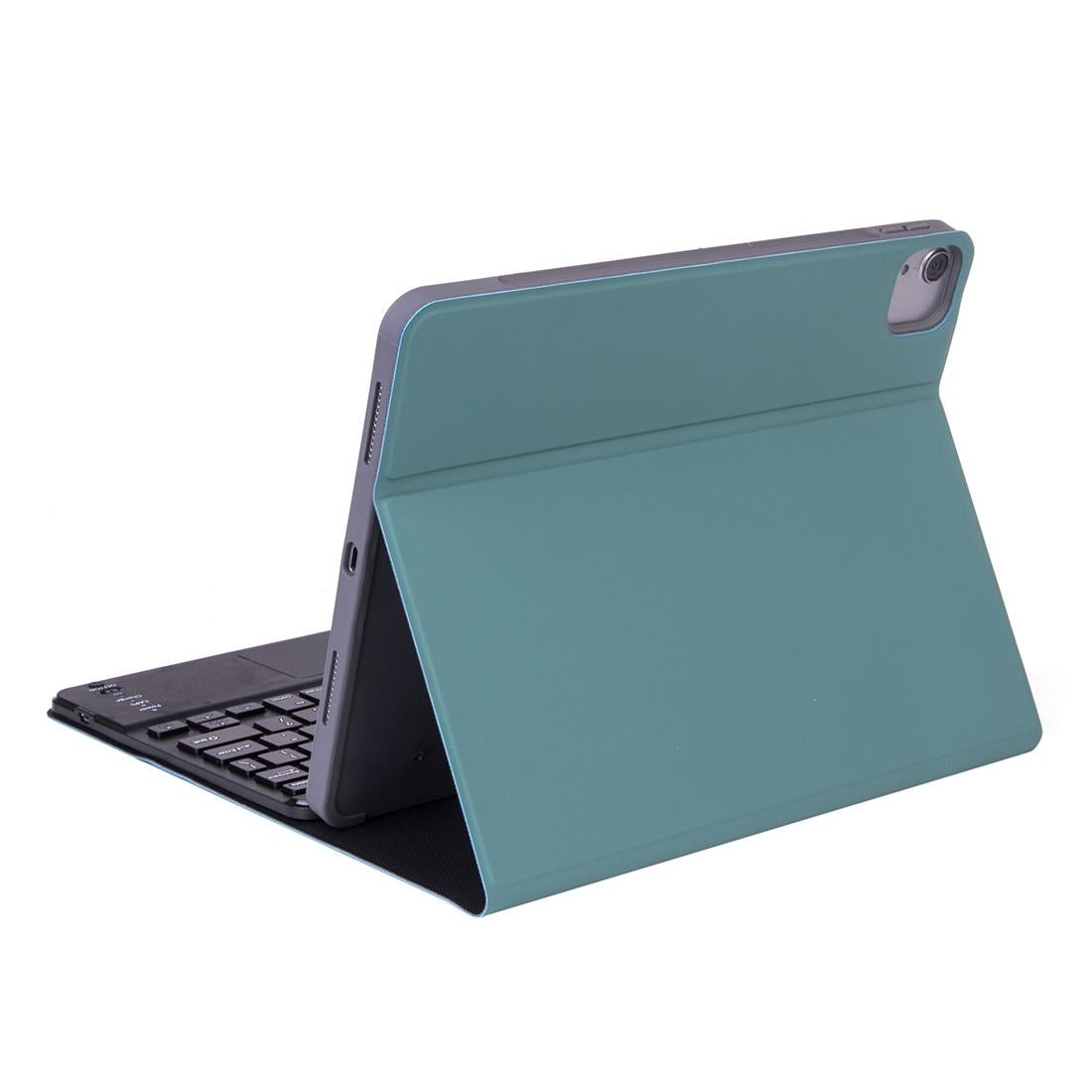 Detachable Bluetooth Keyboard Tablet Case For Ipad Pro 11 With Touchpad Pen Slot & Backlight - Plain Texture - Black