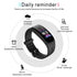 Waterproof Tft Smart Bracelet With Call / Heart / Sleep / Sedentary / Bp Monitoring - Black