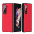 Foldable Cross Pattern Phone Case for Samsung Galaxy z Fold 4 / 5g - Foldable Design - Red
