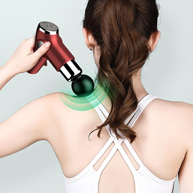 Compact Muscle Massage Gun For Relaxation - Red