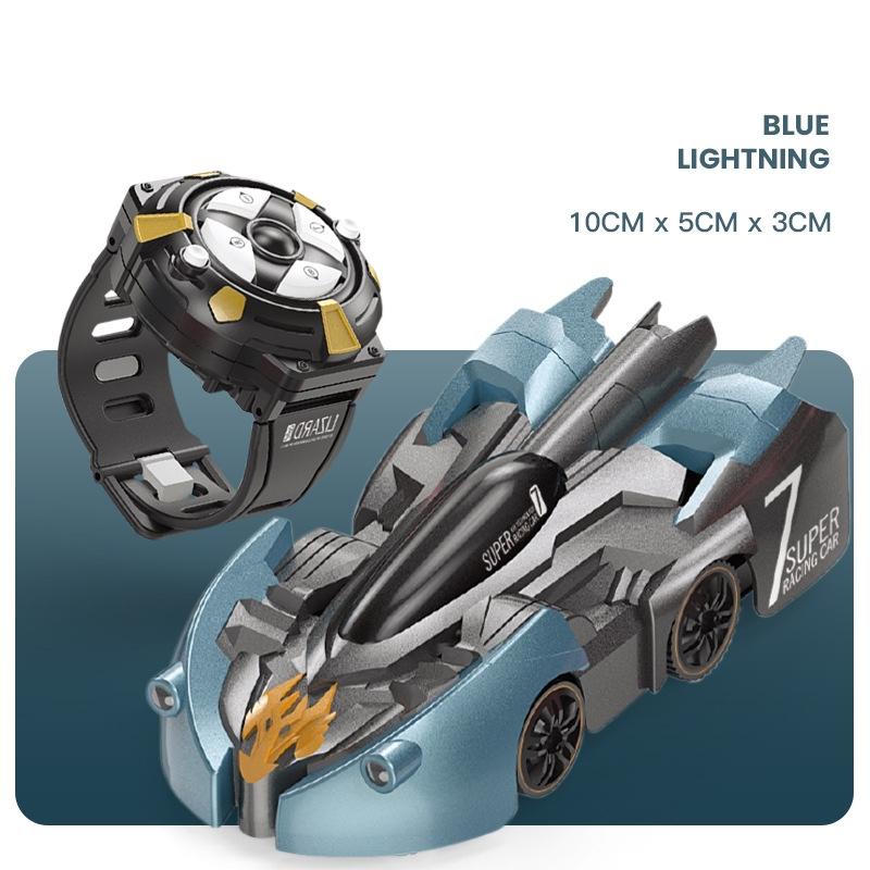 Electric Remote Control Wall Climbing Car for Kids - Mini Toy - Blue Break Handle Rc Edition