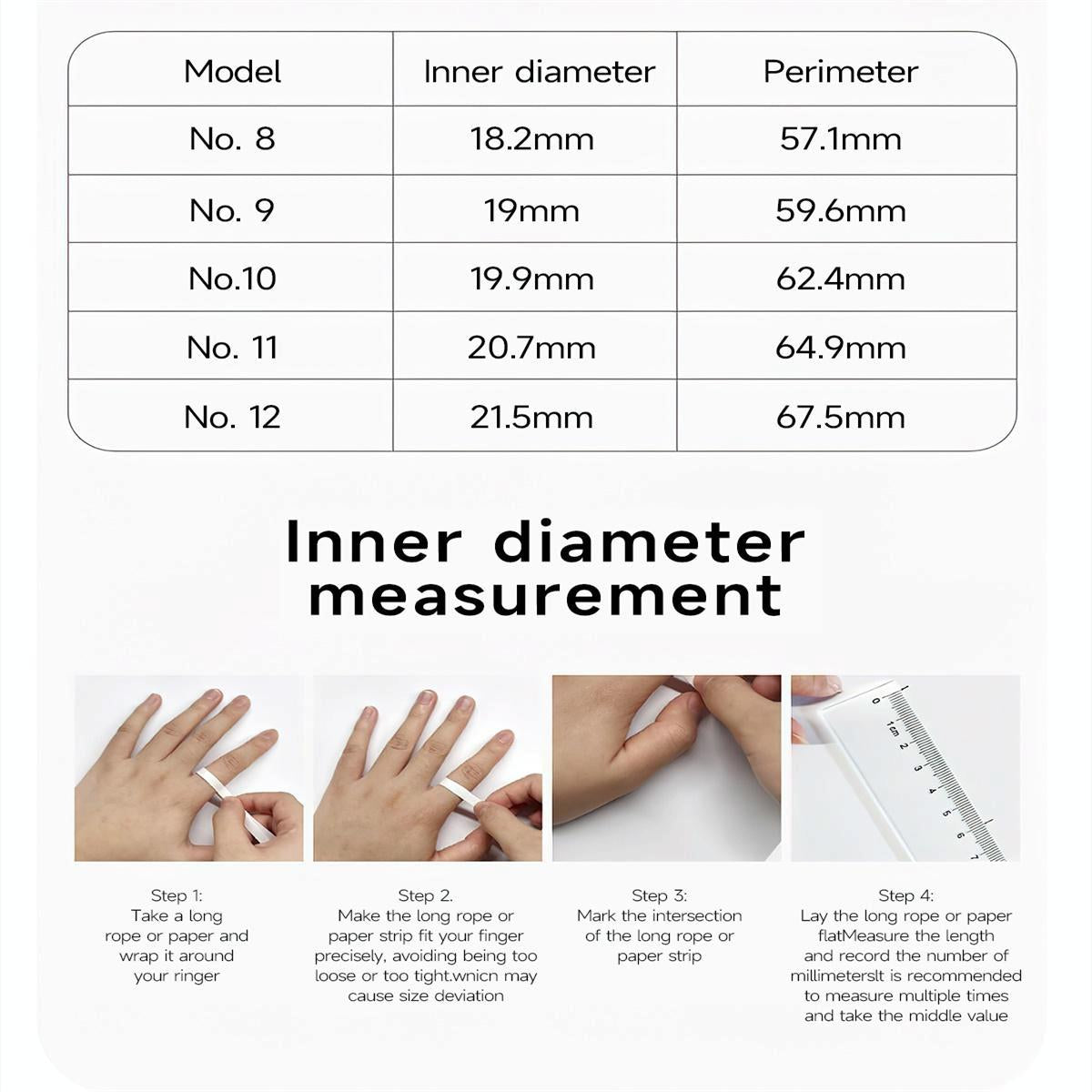Smart Ring Hand Gestures Health Monitoring Sports Modes Size 12 - Silver