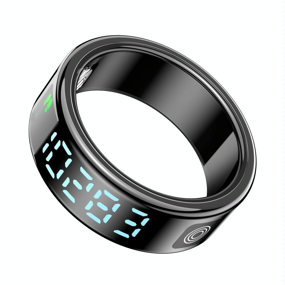 Smart Ring Hand Gestures Health Monitoring Sports Modes Size 12 - Silver
