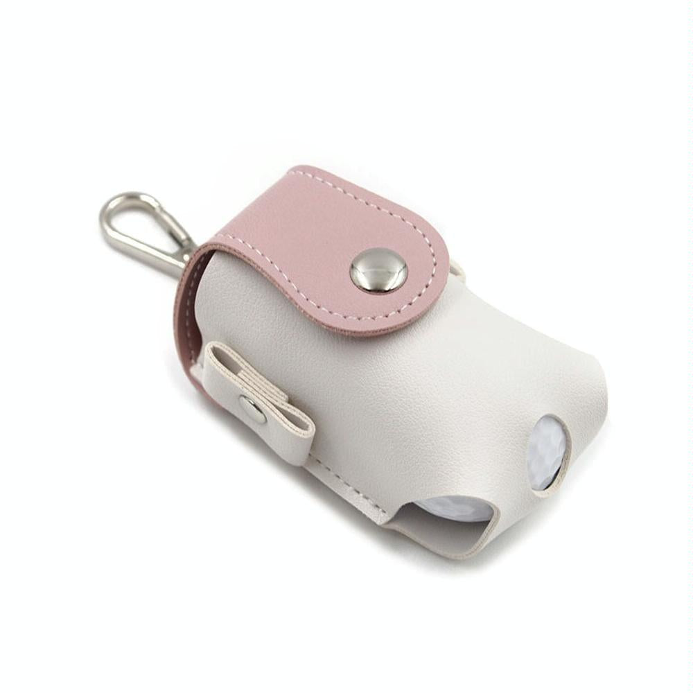 Compact Leather Golf Bag for Protection on the Go - Pink