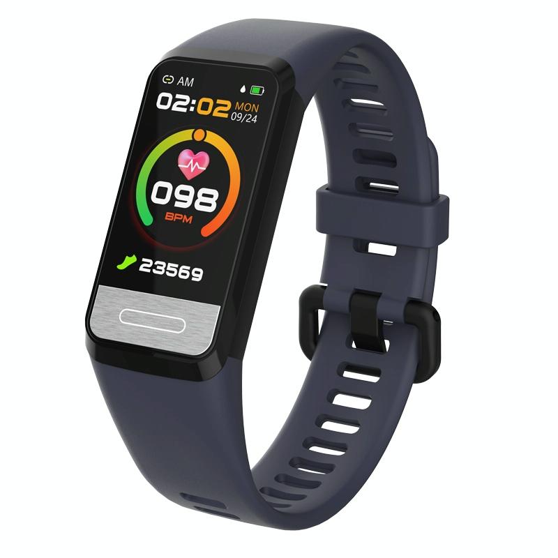 Smart Bracelet With Blood Oxygen Monitoring And Tft Hd Screen - Red