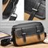 Waterproof Shoulder Crossbody Bag For Men Wear Resistant Design - Khaki