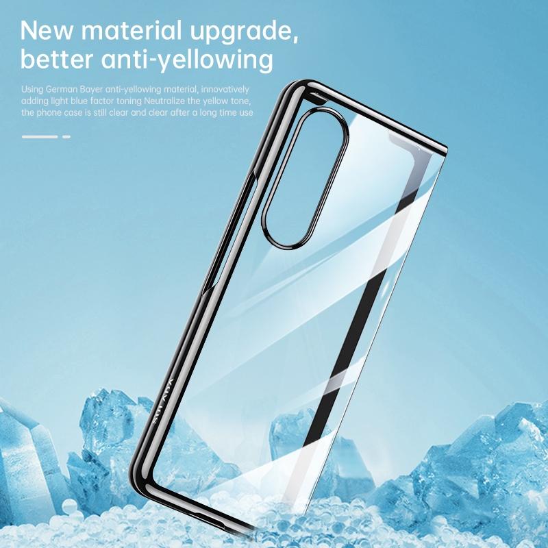 For Samsung Galaxy Z Fold4 5G Shockproof Protective Case - Silver
