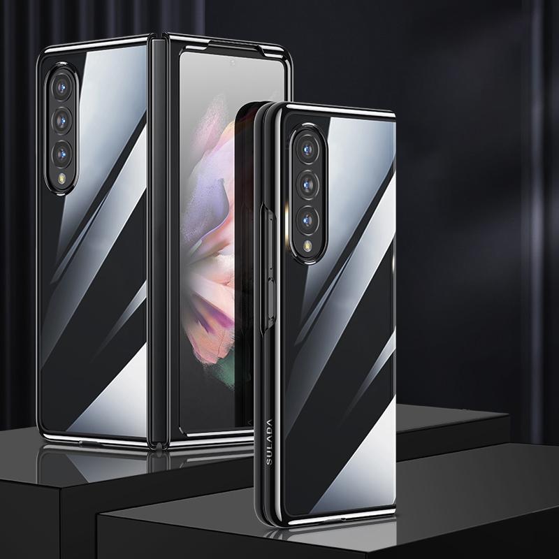 For Samsung Galaxy Z Fold4 5G Shockproof Protective Case - Silver