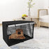 Outdoor Pet Cage Cover - Oxford Cloth Dustproof Rainproof Sunscreen - 63.5x48x50cm - Beige