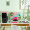 Universal 3-in-1 Desktop Pc Dust Cover - Fits 20-22 Inch - Fascinating Flamingo