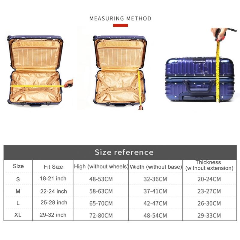 Protective Dustproof Cover For Travel Trolley Suitcase - Medium Size - Camouflage 3