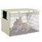 Outdoor Pet Cage Cover - Waterproof & Dustproof - 79x50.8x53cm - Beige