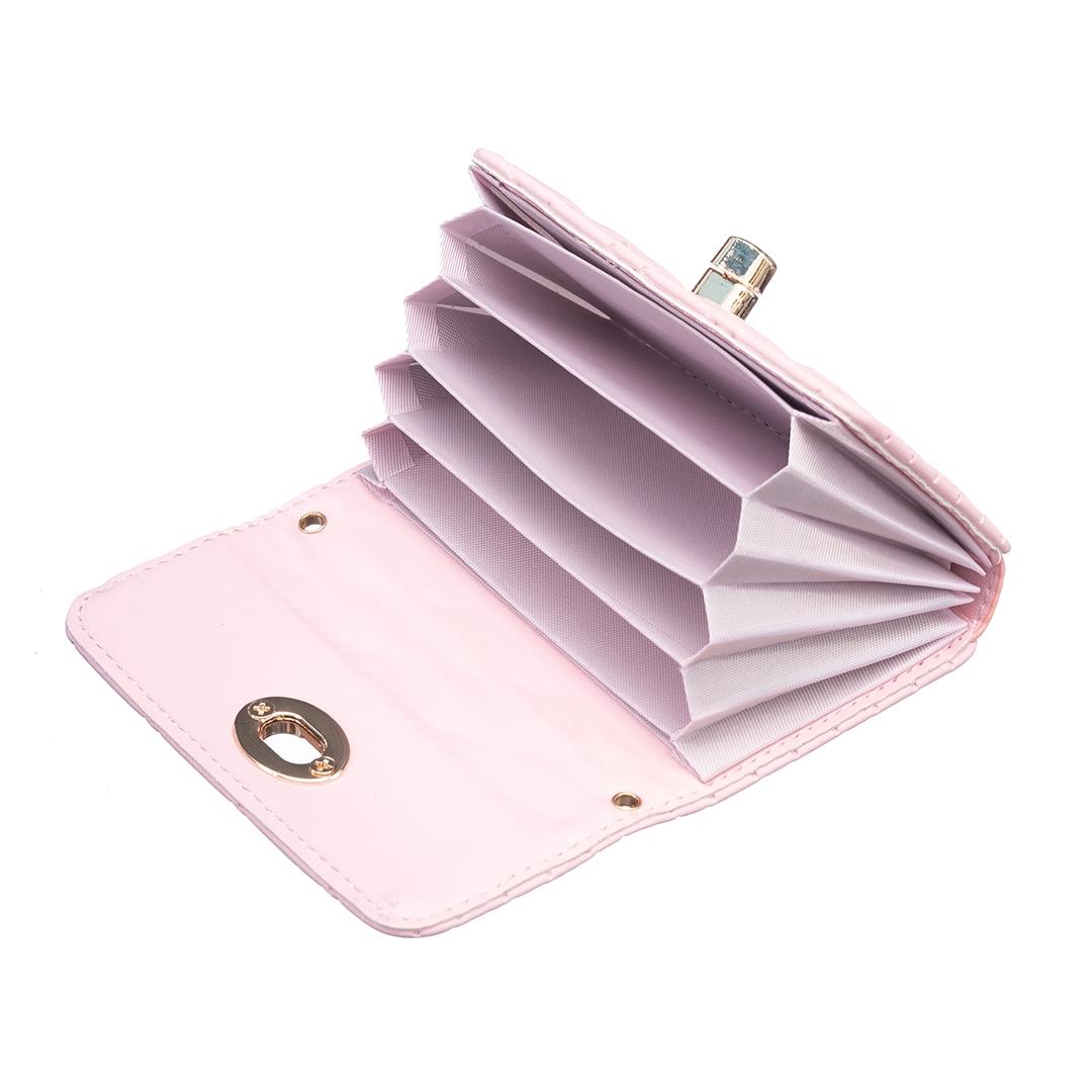 Horizontal Card Bag Mobile Phone Back Sticker With Metal Buckle - Blue
