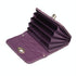 Horizontal Card Bag Mobile Phone Back Sticker With Metal Buckle - Blue