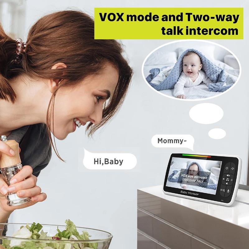 Wireless Baby Camera With Night Vision And Temperature Monitoring