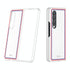 Frosted Skin Case for Samsung Galaxy z Fold 4 - Slim & Stylish - Pink Color Bar