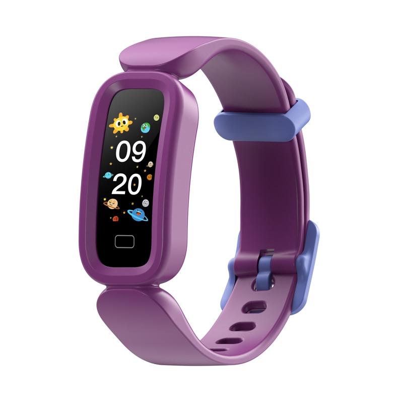 Smart Fitness Bracelet With Bluetooth Sleep Tracking - Purple