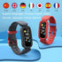 Smart Fitness Bracelet With Bluetooth Sleep Tracking - Purple