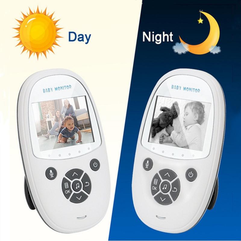 Smart Baby Monitor With Night Vision Camera And Music Player - 2.4Ghz Two Way Intercom