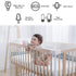 Two-Way Talk Back Baby Monitor With Wireless Audio And Sound Alert