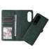 Foldable Leather Case for Samsung Galaxy z Fold 4 / 5g - Detachable - Black