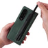 Foldable Leather Case for Samsung Galaxy z Fold 4 / 5g - Detachable - Black