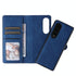 Foldable Leather Case for Samsung Galaxy z Fold 4 / 5g - Detachable - Black