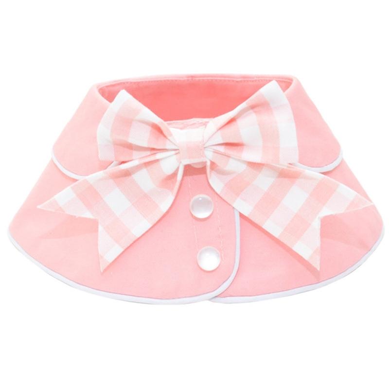 Pet Accessories Dog Small Shawl Bib Saliva Towel Triangle Scarf - Size M - Light Green