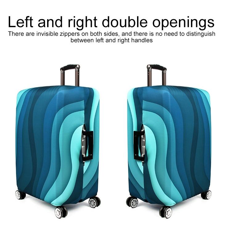 22-24 Inch Travel Suitcase Dust Covers - Elastic & Abrasion-Resistant - Pink Ripple