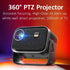 Compact Smart Home Theater Projector - Portable - Same Screen Version For Mobile Phone