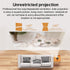 Compact Smart Home Theater Projector - Portable - Same Screen Version For Mobile Phone