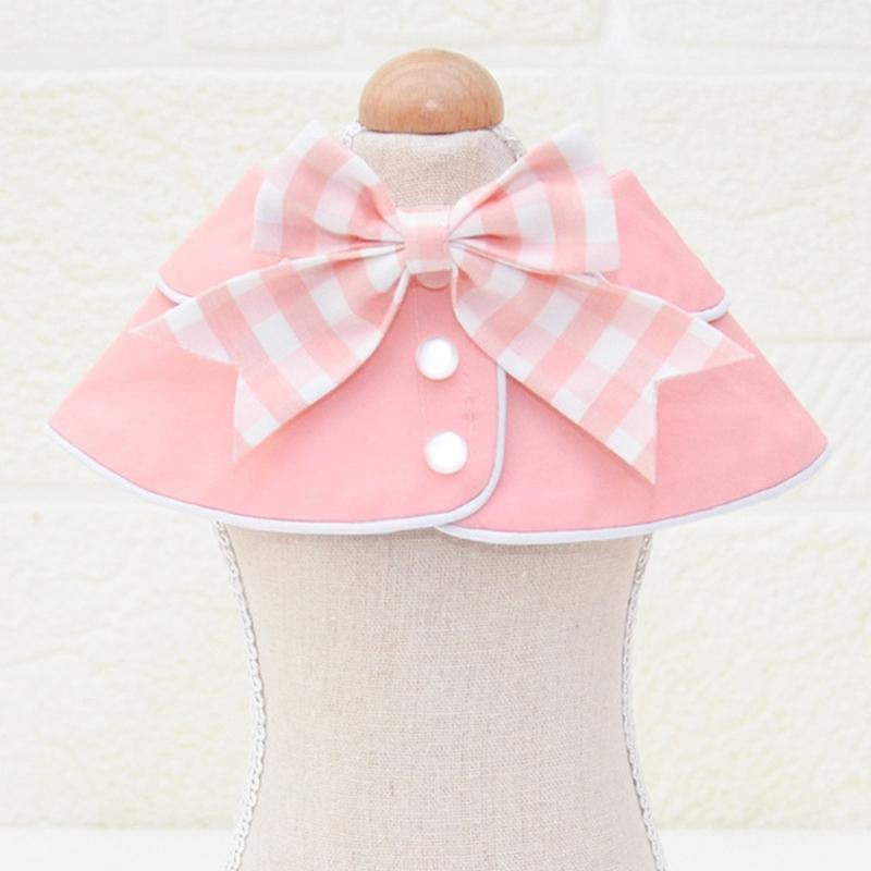Pet Accessories Dog Small Shawl Bib Saliva Towel Triangle Scarf - Size L - Light Green