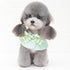 Pet Accessories Dog Small Shawl Bib Saliva Towel Triangle Scarf - Size L - Light Green