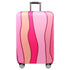 29-32 Inch Travel Suitcase Dust Covers - Elastic & Abrasion-Resistant - Pink Ripple