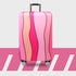 29-32 Inch Travel Suitcase Dust Covers - Elastic & Abrasion-Resistant - Pink Ripple