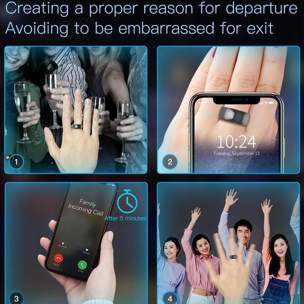 Smart Ring For Apple & Android - Multifunctional Lord Of The Rings - 57.1Mm - Number 12