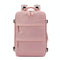 Outdoor Travel Laptop Backpack - Army Green - Pink