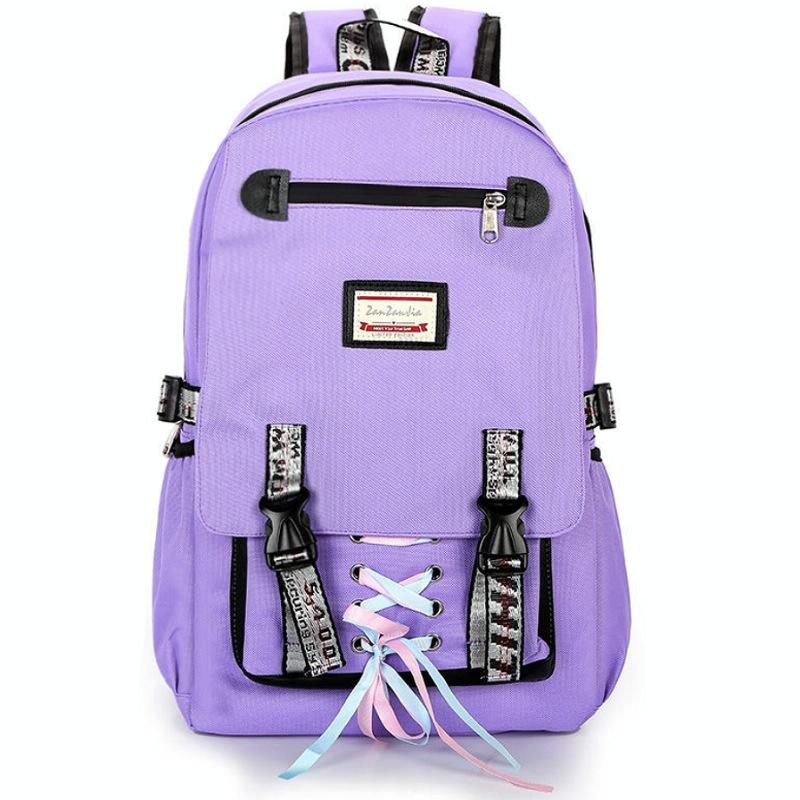 Anti-theft Usb Backpack for Sports and Leisure - Black