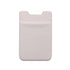 Lycra Phone Card Holder Stretch Back Sticker Wallet For Cards Bus Pass Bank Fits Most Phones - White